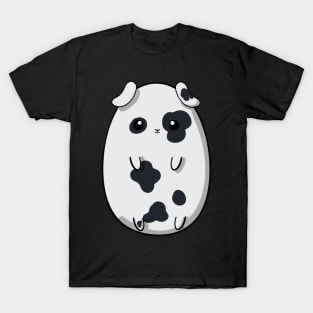 Cute guinea pig with black and white fur, kawaii guinea pig, guinea pig, T-Shirt